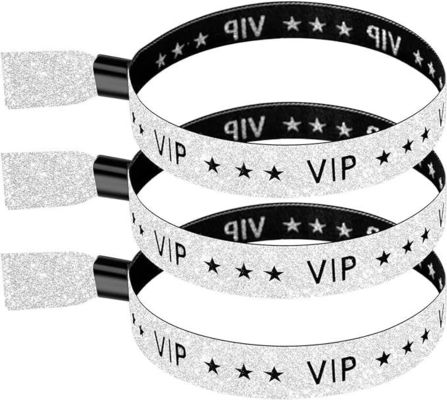 Pulsera RFID de poliéster/cinturón conveniente y segura para eventos de conciertos y festivales