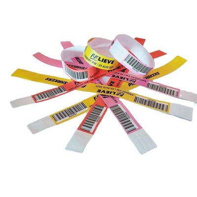 Pulseras de código QR a prueba de agua Ideal para invitados / vendedores / medios de comunicación / personal / boletos VIP