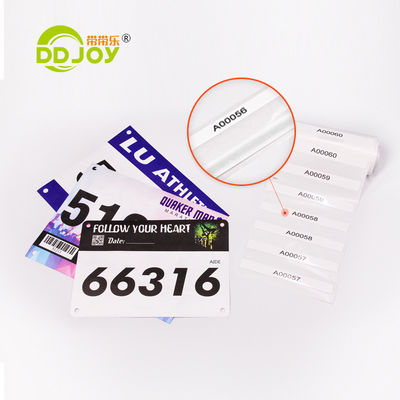 DDJOY Corrida de carreras de baquetas grandes números y pines de seguridad incluidos para eventos de carreras de maratón