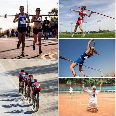 DDJOY Corrida de carreras de baquetas grandes números y pines de seguridad incluidos para eventos de carreras de maratón