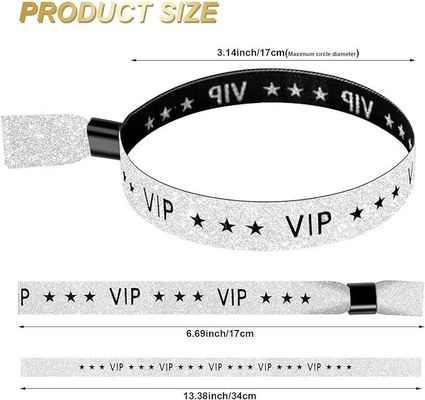 Pulsera RFID de poliéster/cinturón conveniente y segura para eventos de conciertos y festivales