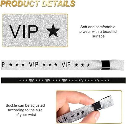 Pulsera RFID de poliéster/cinturón conveniente y segura para eventos de conciertos y festivales