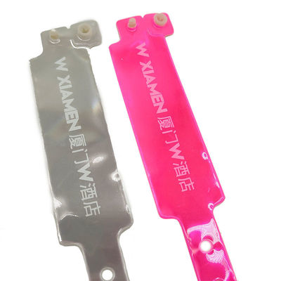 Brazaletes de PVC de 250*25 mm para una fácil identificación en eventos y festivales