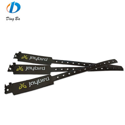 Escenarios de uso ilimitados Pulsera personalizable con logotipo personalizado 250 * 25mm / 250 * 16mm