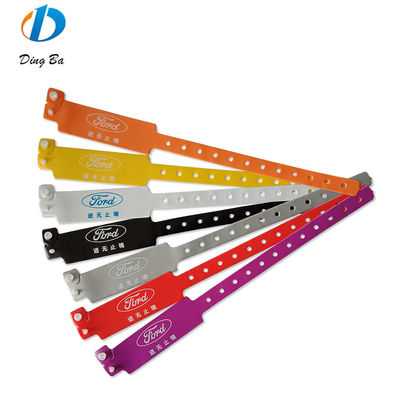 Escenarios de uso ilimitados Pulsera personalizable con logotipo personalizado 250 * 25mm / 250 * 16mm