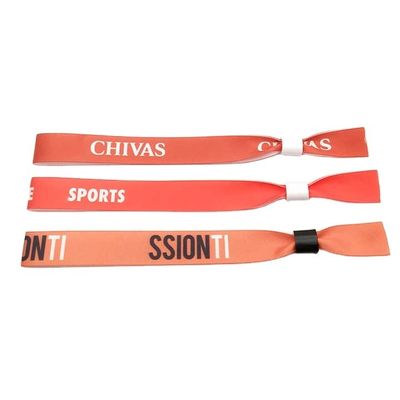 Pulsera RFID desechable de poliéster/cinturón para eventos de fiestas personalizados 13.56 MHZ