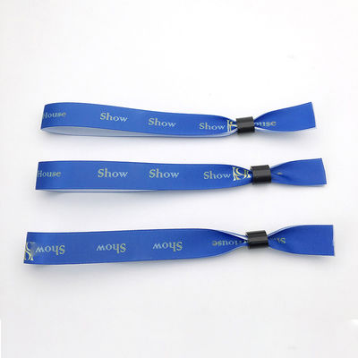 Pulsera RFID desechable de poliéster/cinturón para eventos de fiestas personalizados 13.56 MHZ