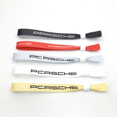 Pulsera RFID desechable de poliéster/cinturón para eventos de fiestas personalizados 13.56 MHZ