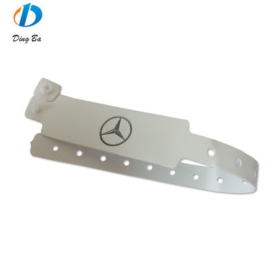 Brazalete de vinilo de plástico de PVC resistente al agua 250 * 25mm de forma ancha solo para el acceso al festival