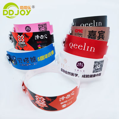 Suministro para fiestas Una sola vez, pulsera de identificación numerada impermeable para eventos