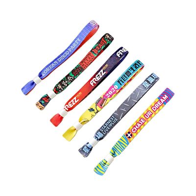 Pulsera desechable de impresión de una sola o dos caras para eventos de conciertos y festivales