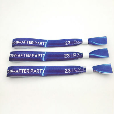 Pulsera desechable de impresión de una sola o dos caras para eventos de conciertos y festivales