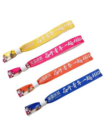 Pulsera desechable de impresión de una sola o dos caras para eventos de conciertos y festivales