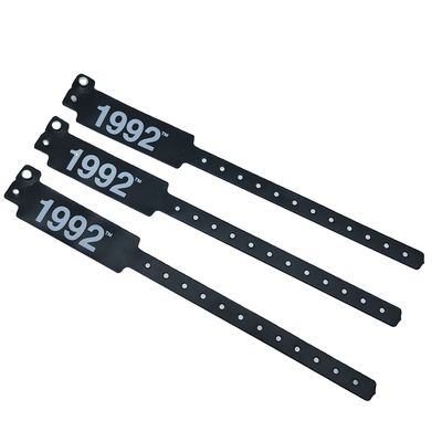 Brazaletes de pulsera de moda para eventos y festivales en PVC azul / material de vinilo