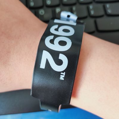 Brazaletes de pulsera de moda para eventos y festivales en PVC azul / material de vinilo