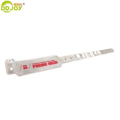 Brazalete reflector de entrada de fiesta para hombres con logotipo del cliente y logotipo personalizado