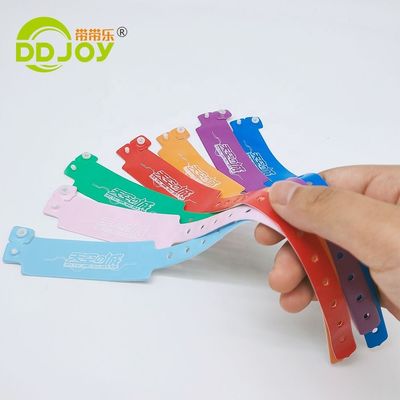 DDjoy Eventos del Festival Impresión de Brazalete de plástico de PVC de vinilo personalizado para admisión VIP