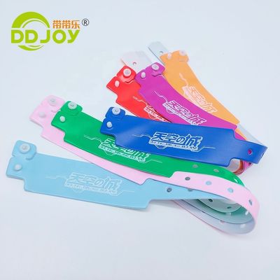 DDjoy Eventos del Festival Impresión de Brazalete de plástico de PVC de vinilo personalizado para admisión VIP
