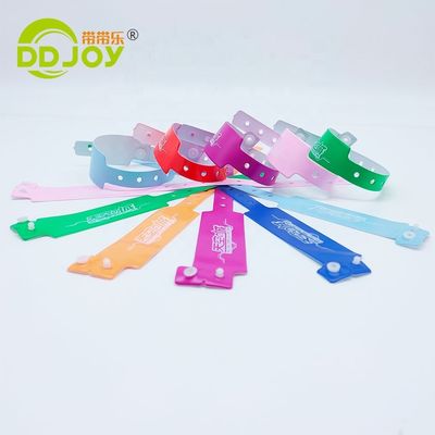 DDjoy Eventos del Festival Impresión de Brazalete de plástico de PVC de vinilo personalizado para admisión VIP