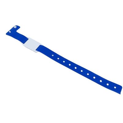 Brazaletes con logotipo personalizado con forma de L PVC material vinílico escriturable Smart RFID chip pulsera