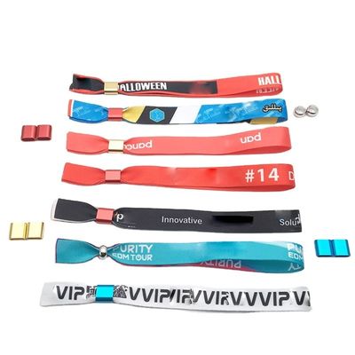 Pulseras de plástico resistentes al agua y desechables en forma de L de 13.56MHZ para eventos médicos