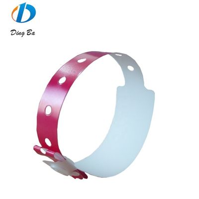 Logotipo personalizado Pulseras de plástico Amarillo colorido Rojo Blanco Azul Brazalete compuesto
