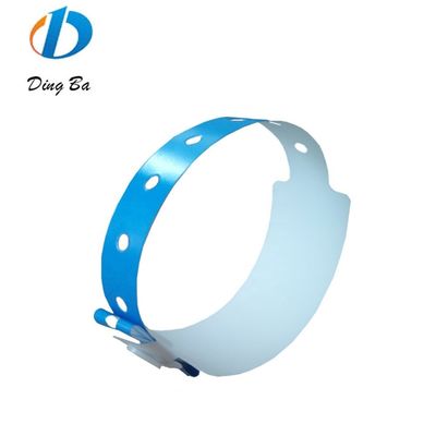 Logotipo personalizado Pulseras de plástico Amarillo colorido Rojo Blanco Azul Brazalete compuesto