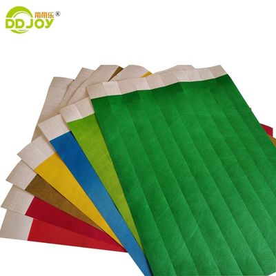 Pulseras Tyvek en naranja 100 Pcs para Eventos Logotipo OEM Personalizado