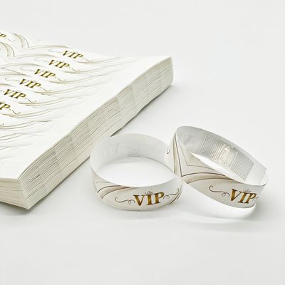 Suministros para la fiesta de eventos Brazalete de papel impermeable con función NFC y RFID