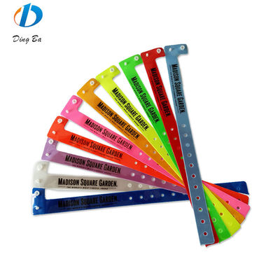 Otras pulseras de entrada de PVC/Vinilo plástico suave ajustable para eventos y fiestas