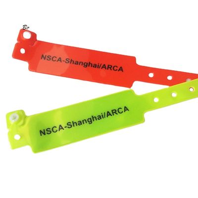 Opciones de impresión Impresión monocromática/doble color/color para pulseras de etiquetas RFID