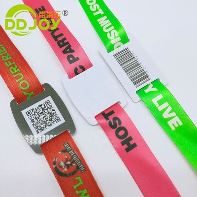 Bandeja de pulsera desechable cómoda personalizada para el control de acceso personalizado al evento
