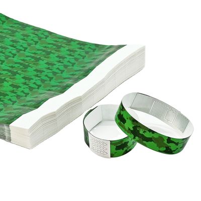 Adhesivo RFID impermeable de Tyvek personalizado para pulsera Adhesivo de etiqueta de entrada