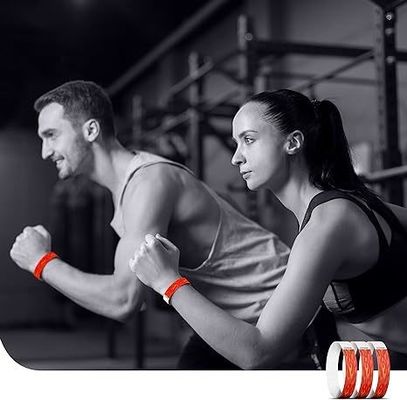 Pulseras de pulsera Tyvek a prueba de agua para eventos en material verde resistente a las lágrimas