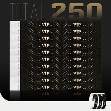 Logotipo personalizado impermeable Impreso Brazaletes Tyvek para Eventos Suministros de Fiestas Personalizables