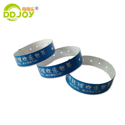Material compuesto pulseras de identificación a medida impermeable en forma de L pulsera PE para eventos fiesta