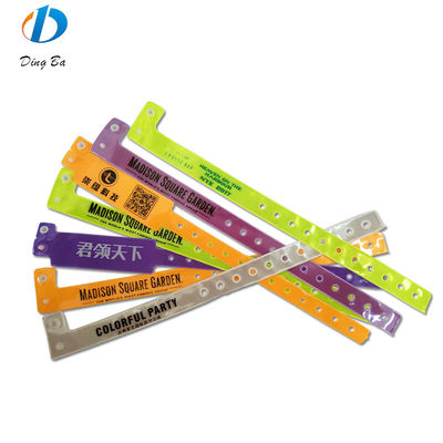 250*25mm/250*16mm Vinyl rojo PVC pulsera pulseras que deben tener para la entrada VIP Pass