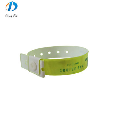 250*25mm/250*16mm Vinyl rojo PVC pulsera pulseras que deben tener para la entrada VIP Pass