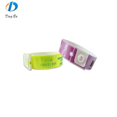 250*25mm/250*16mm Vinyl rojo PVC pulsera pulseras que deben tener para la entrada VIP Pass