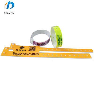 250*25mm/250*16mm Vinyl rojo PVC pulsera pulseras que deben tener para la entrada VIP Pass