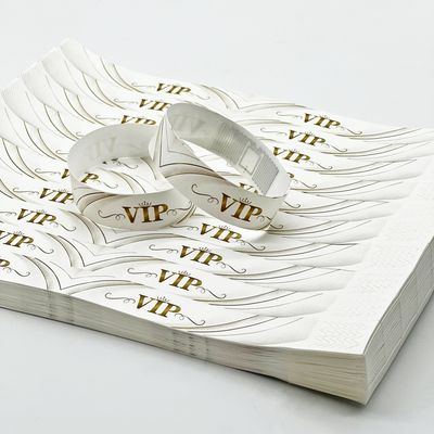 Eventos Scenarios de uso de fiestas Logotipo personalizado Pulseras RFID impresas con función NFC