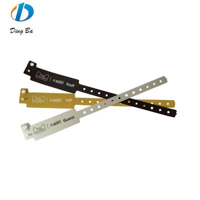Pulsera personalizada para regalo DingBa Venta de material azul de plástico compuesto pulsera