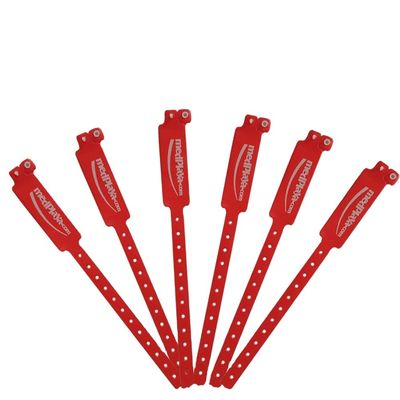 Tipo de joyería Brazalete de vinilo RFID desechable para eficiencia B2B