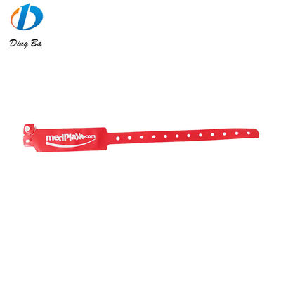 Tipo de joyería Brazalete de vinilo RFID desechable para eficiencia B2B