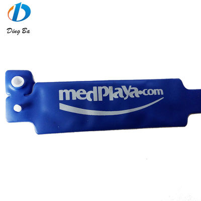 Tipo de joyería Brazalete de vinilo RFID desechable para eficiencia B2B