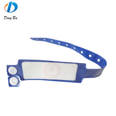 Tipo de joyería Brazalete de vinilo RFID desechable para eficiencia B2B