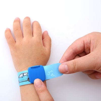 Coloración personalizada de joyas escritas tipo pulseras para niños Identificación de seguimiento