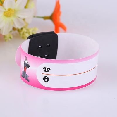 Coloración personalizada de joyas escritas tipo pulseras para niños Identificación de seguimiento