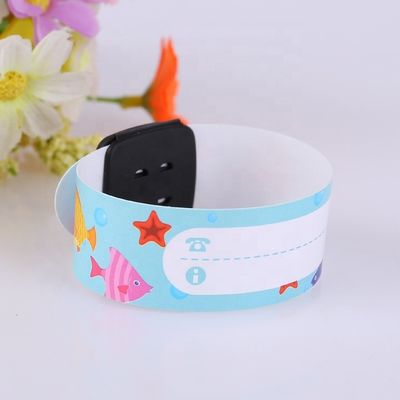 Coloración personalizada de joyas escritas tipo pulseras para niños Identificación de seguimiento