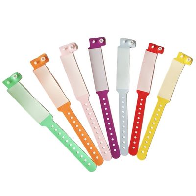 Pulseras de vinilo de PVC personalizadas antiperdidas para eventos y festivales